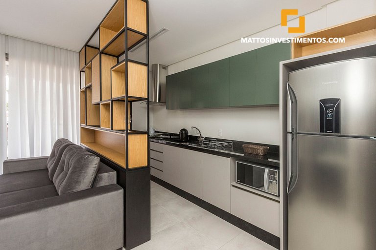 apartamento em Bombinhas com piscina e academia