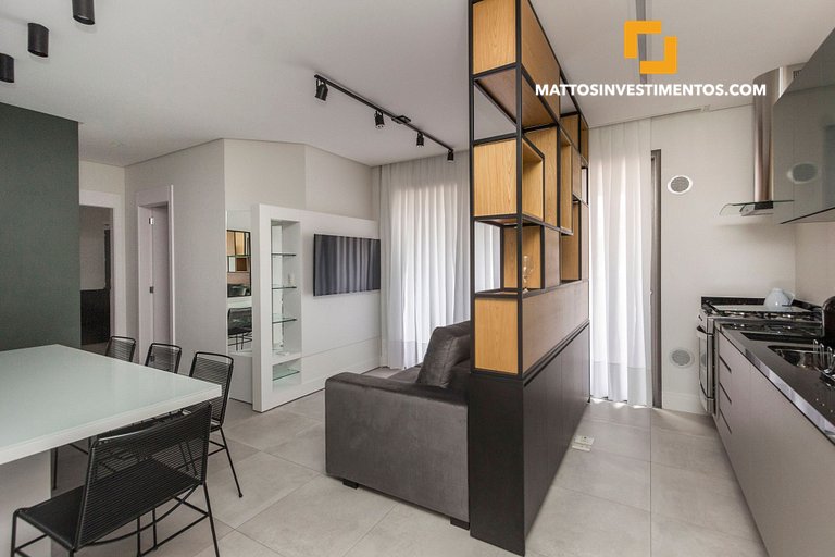 apartamento em Bombinhas com piscina e academia