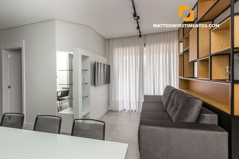 apartamento em Bombinhas com piscina e academia