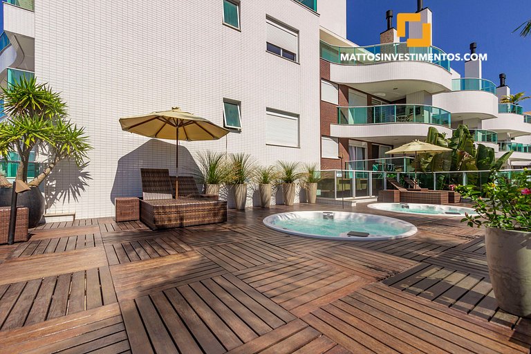121-D Boulevard - 50m do mar & Frente Avenida - Com Jacuzzi