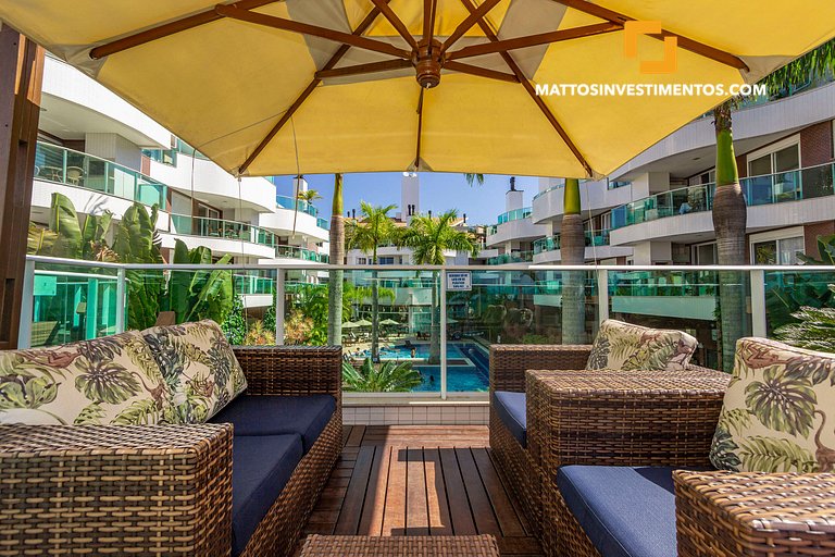 121-D Boulevard - 50m do mar & Frente Avenida - Com Jacuzzi