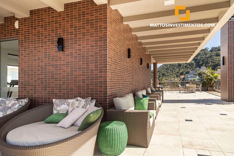 apartamento em Bombinhas com piscina e academia