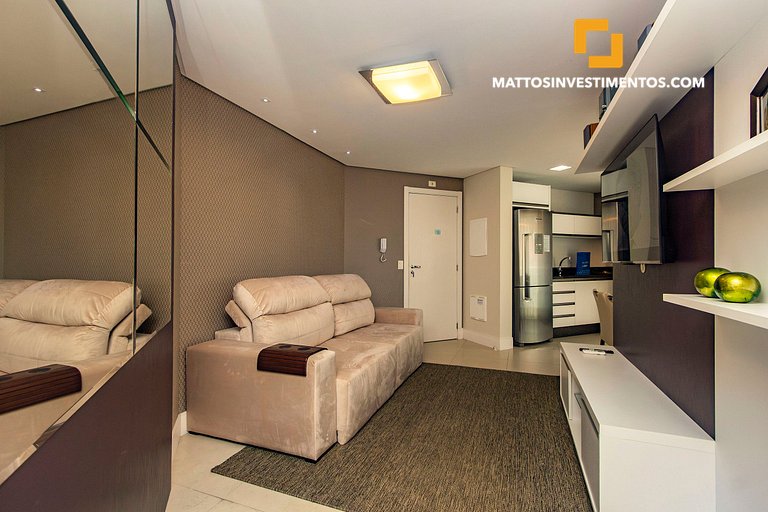121-D Boulevard - 50m do mar & Frente Avenida - Com Jacuzzi