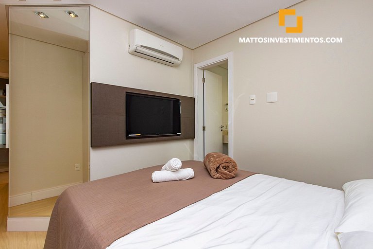 121-D Boulevard - 50m do mar & Frente Avenida - Com Jacuzzi
