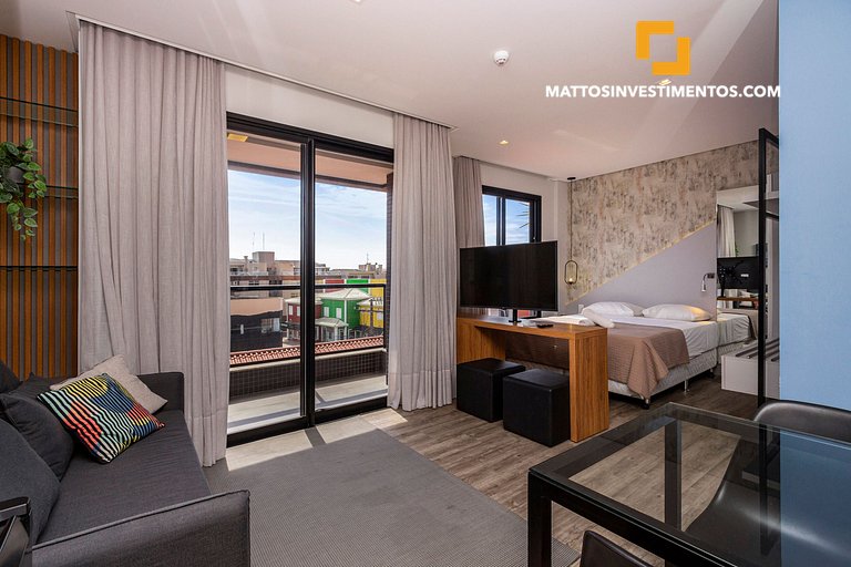 Apartamento em Bombinhas, vista ao mar