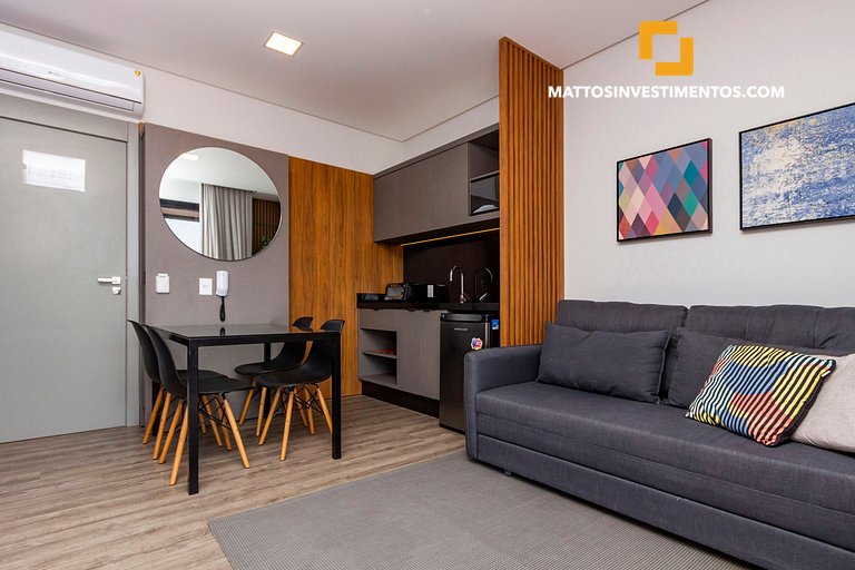 Apartamento em Bombinhas, vista ao mar