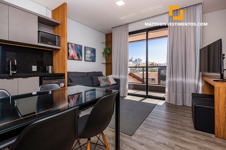 Apartamento em Bombinhas, vista ao mar