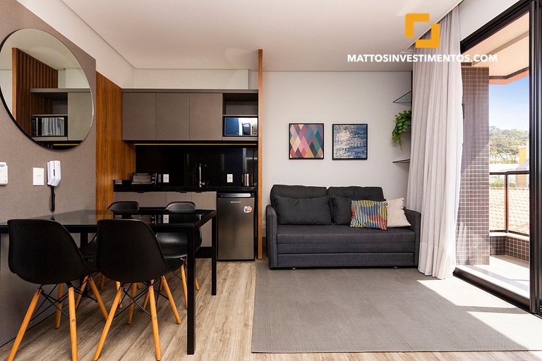 Apartamento em Bombinhas, vista ao mar