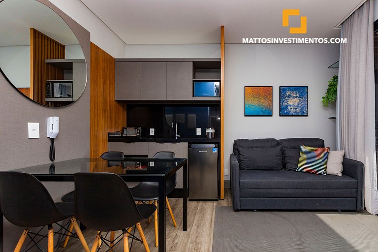 Apartamento na Avenida principal, com vista ao mar
