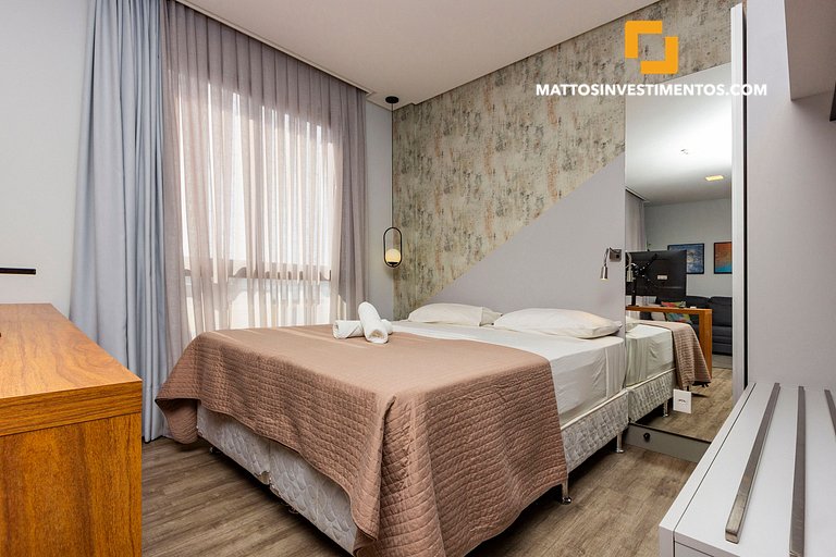 Apartamento na Avenida principal, com vista ao mar