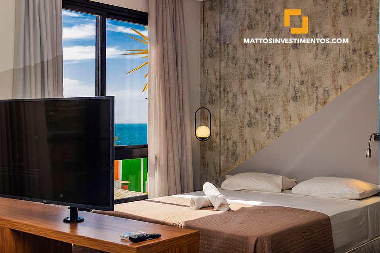 Apartamento na Avenida principal, com vista ao mar
