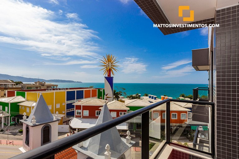 Apartamento na Avenida principal, com vista ao mar