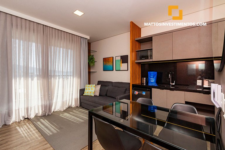 Apartamento Loft com vista para o Mar