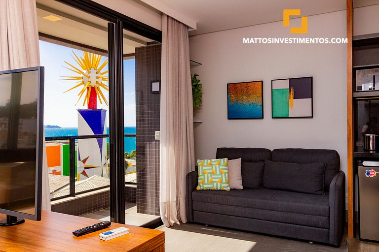 Apartamento Loft com vista para o Mar