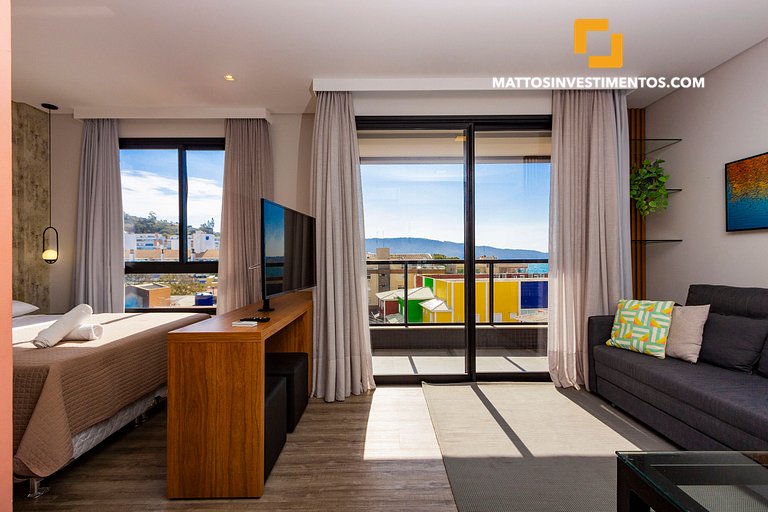 Apartamento Loft com vista para o Mar