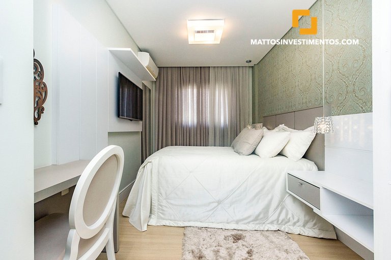 Apartamento com 3 dormitórios mobiliado e decorado em condom