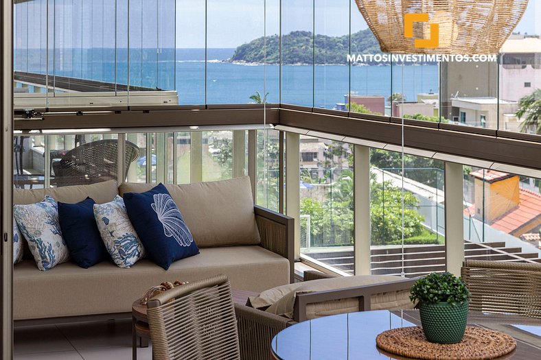 Apartamento de luxo com 4 dormitórios e vista mar - Punta Bl